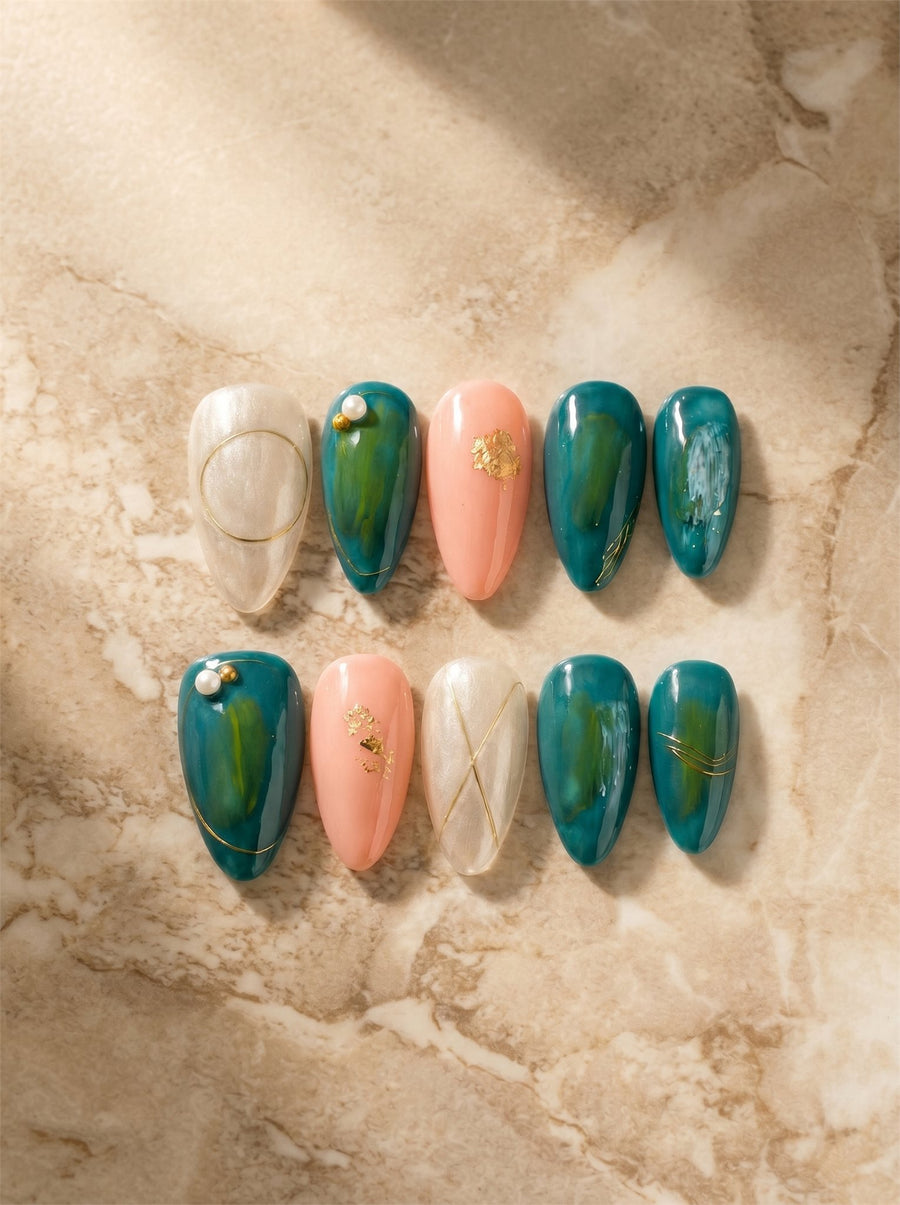 NUVIA 松石金箔穿戴甲