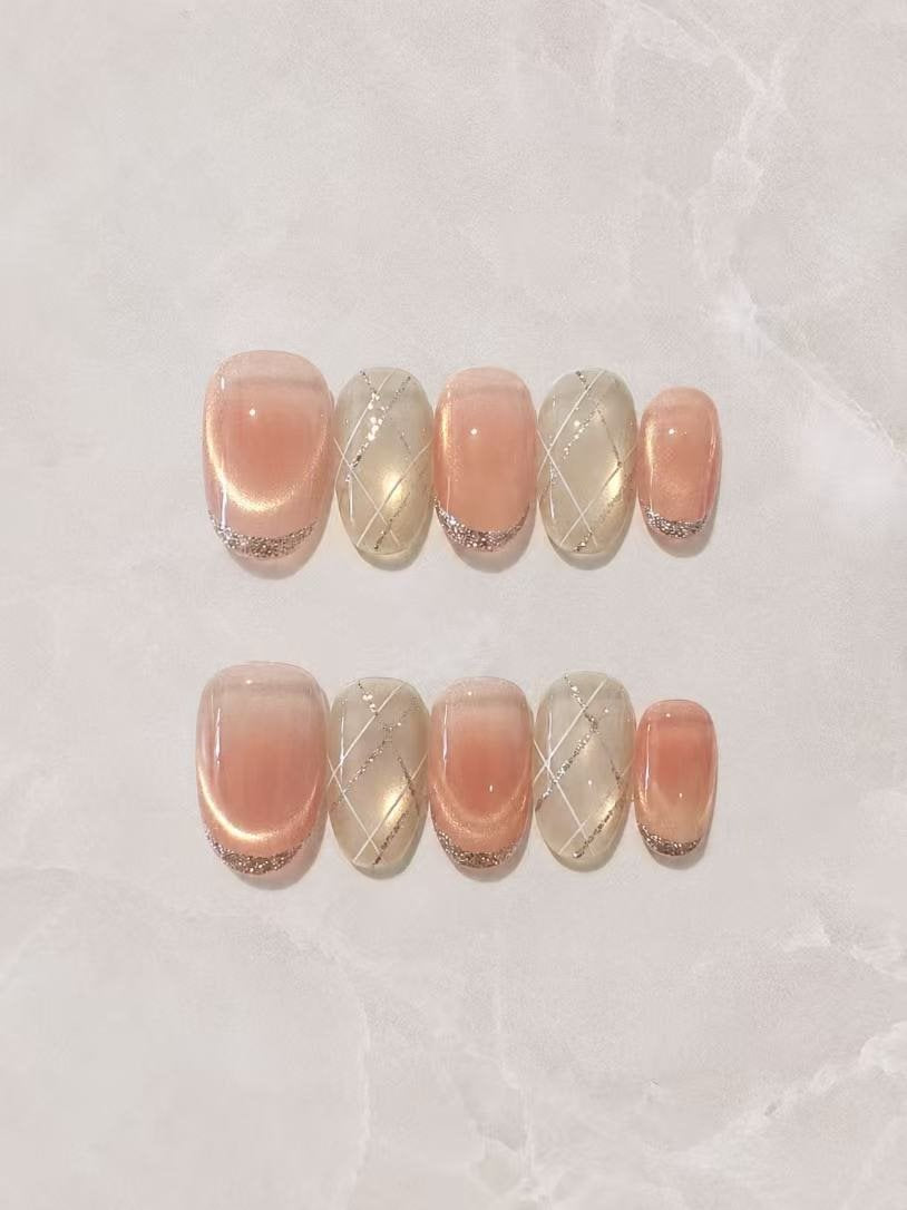 NUVIA 粉色銀河穿戴甲
